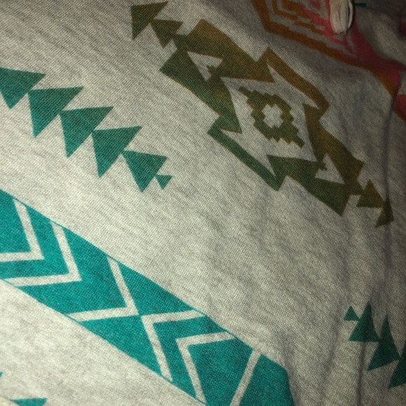 L.A Hearts | Rainbow Aztec Print Sweatshirt - Picture 3 of 6